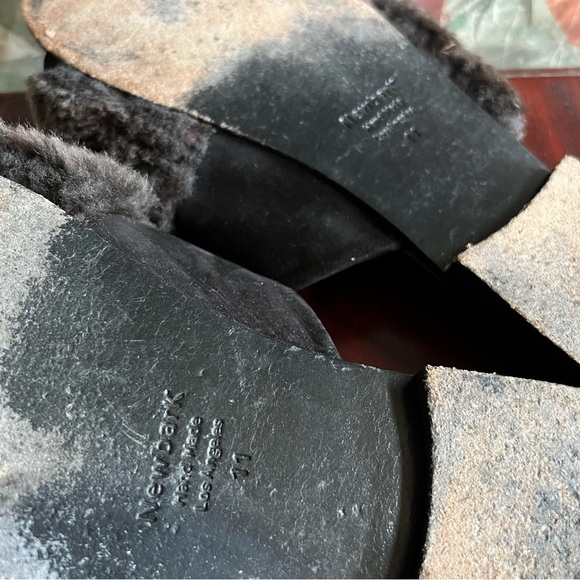 New Bark Yasmin Flat Shearling Slides size 11 - Picture 5 of 6